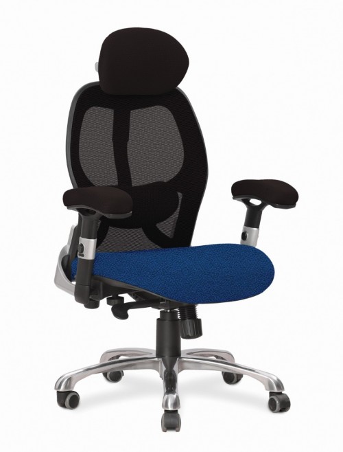 Ergo 24 Hour Chair Luxury Executive Mesh Office Chair Scuba ERGO/YP082/BK