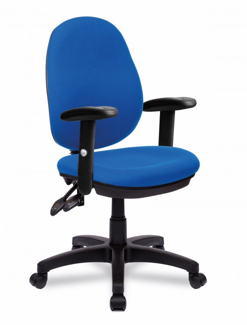 Office Chairs Blue Java 200 High Back Operator Chair BCF/P505/BL by Eliza Tinsley - enlarged view