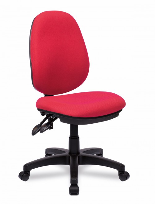 Office Chairs Red Java 300 High Back Operator Chairs BCF/P606/RD by Eliza Tinsley - enlarged view