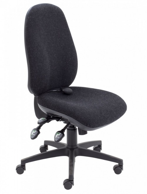 TC Office Concept Maxi Ergo Office Chair CH0808CH in Charcoal - enlarged view