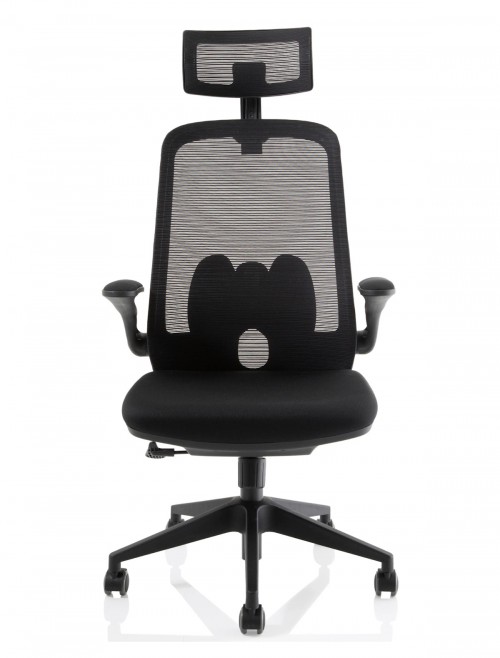 Mesh Office Chair Black Sigma Executive Chair OP000320 by Dynamic - enlarged view