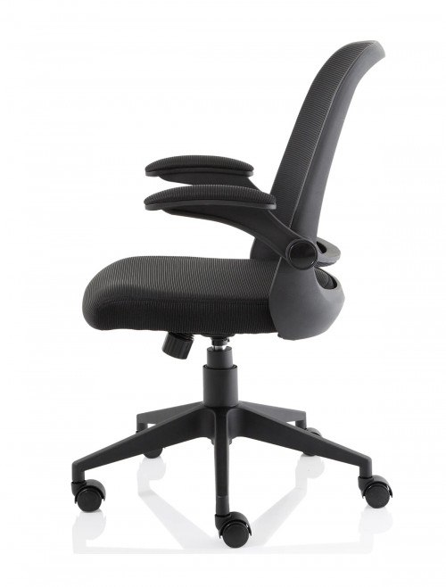 Mesh Office Chair Black Crew Operator Chair OP000318 by Dynamic - enlarged view