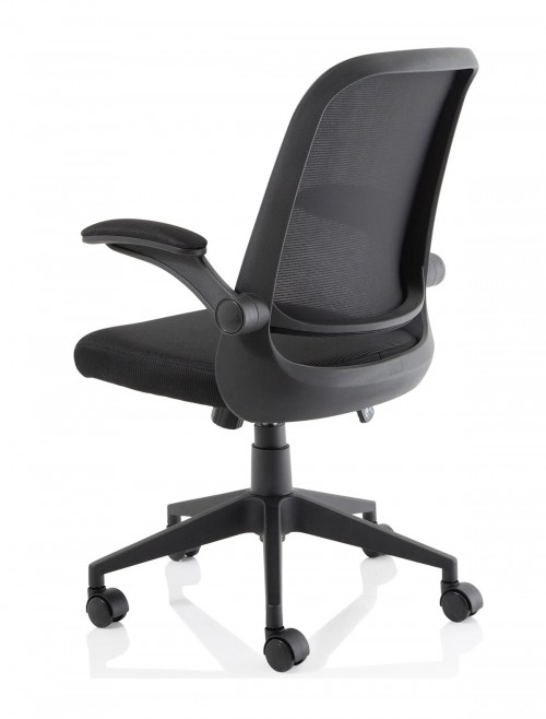 Mesh Office Chair Black Crew Operator Chair OP000318 by Dynamic - enlarged view