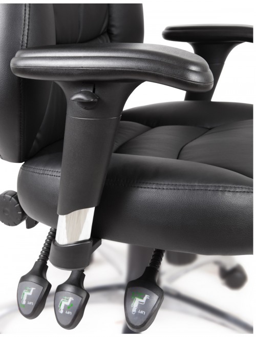 Office Chair Portland Faux Leather Executive Chair 6902PB by Teknik - enlarged view