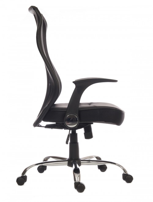 Mesh Office Chair Black Curve Executive Chair 6912 by Teknik - enlarged view