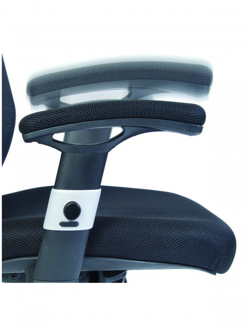 Office Chair Mesh Cobham Black Executive Chair OA1013 by Teknik - enlarged view