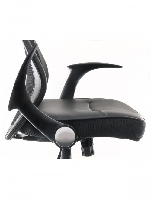 Mesh Office Chair Black Curve Executive Chair 6912 by Teknik - enlarged view