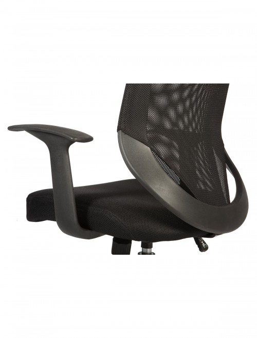 Mesh Office Chair Black Nova Executive Chair 1095 by Teknik - enlarged view