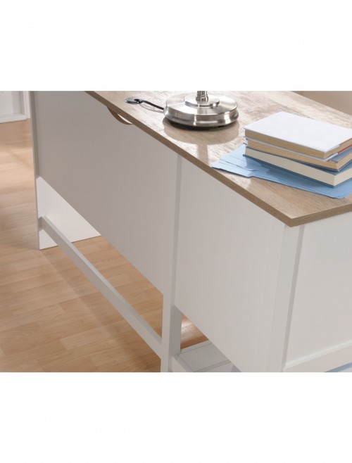 Home Office Desks Shaker Style L-Shaped Desk 5428225 by Teknik - enlarged view