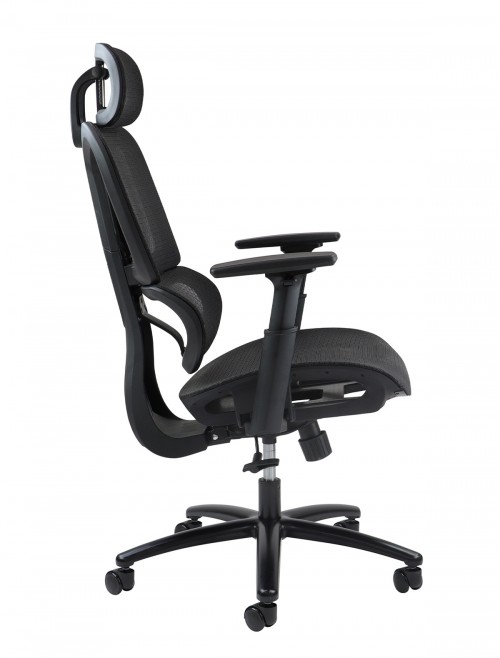 Mesh Office Chair Zala Black Operator Chair ZAL300T1-K by Dams - enlarged view