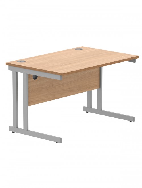 Office Desks TC Core Straight Desk Norwegian Beech 1200x800mm CORE1280DUBCH - enlarged view