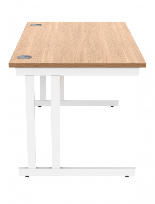 Office Desks TC Core Straight Desk Norwegian Beech 1400x800mm CORE1480DUBCH - enlarged view