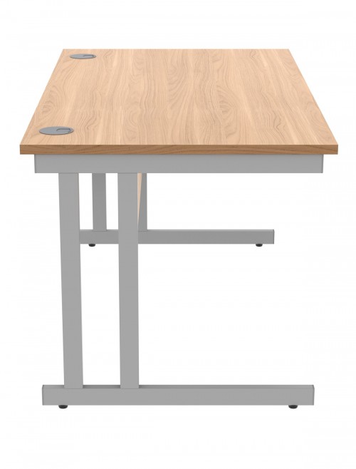 Office Desks TC Core Straight Desk Norwegian Beech 1400x800mm CORE1480DUBCH - enlarged view