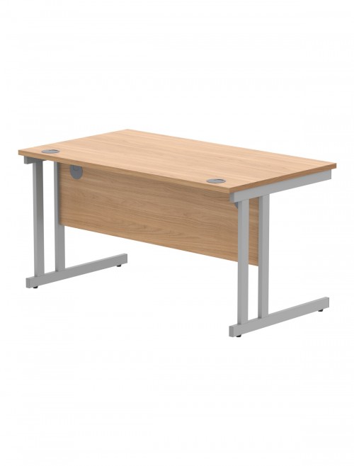 Office Desks TC Core Straight Desk Norwegian Beech 1400x800mm CORE1480DUBCH - enlarged view