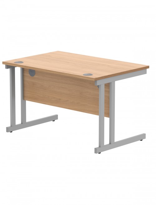 TC Core 1200mm Straight Desk Norwegian Beech and Mobile Pedestal Bundle COREBUNDU1280BCHSV2 - enlarged view