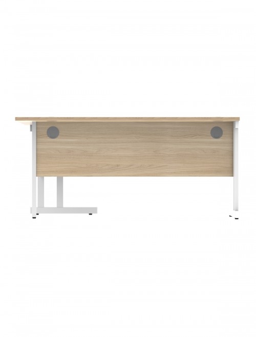 Office Desks Canadian Oak TC Core 1600mm L Shaped Desk Right Hand CORE1612RHDUOK - enlarged view