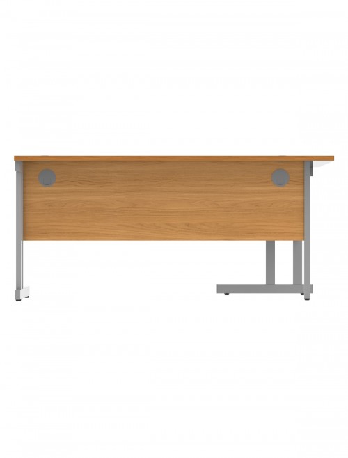 Office Desks Norwegian Beech TC Core 1600mm L Shaped Desk Left Hand CORE1612LHDUBCH - enlarged view