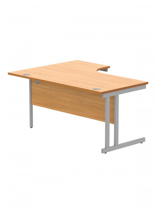 Office Desks Norwegian Beech TC Core 1600mm L Shaped Desk Right Hand CORE1612RHDUBCH - enlarged view