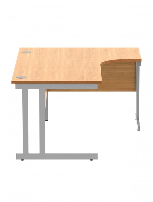 Office Desks Norwegian Beech TC Core 1600mm L Shaped Desk Right Hand CORE1612RHDUBCH - enlarged view