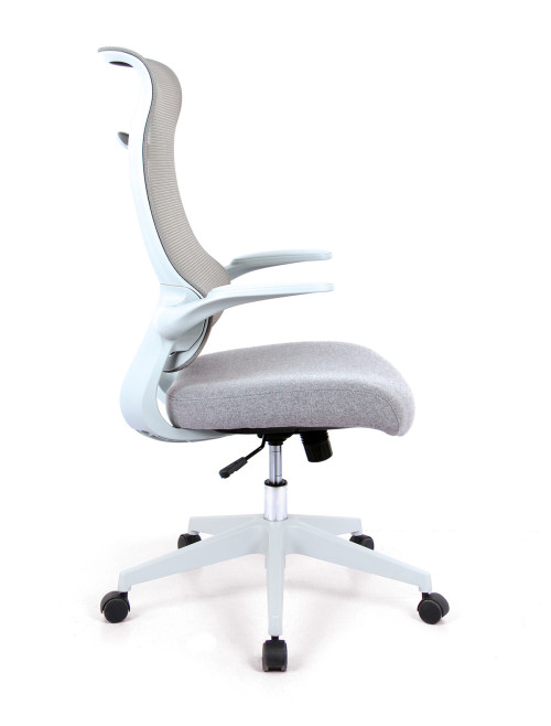 Mesh Office Chair Romsey High Back Grey Task Chair BCM/H476/GY by Nautilus - enlarged view