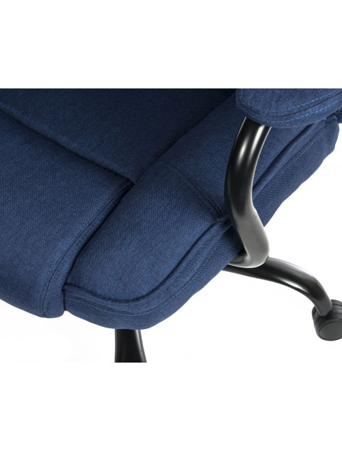 Office Chair Goliath Duo Heavy Duty 24 Hour Chair Ink Blue Fabric 6991 by Teknik - enlarged view