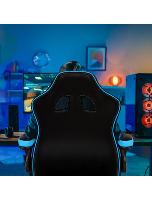 Gaming Chairs Predator Executive Office Chairs Black Blue BCP/H600/BK/BL by Eliza Tinsley - enlarged view