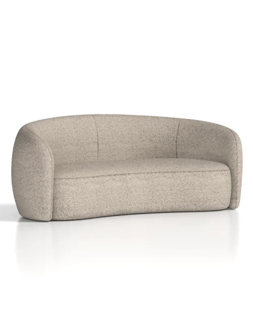 Reception Seating Phoebe Boucle Curved Sofa SF000005 by Dynamic - enlarged view