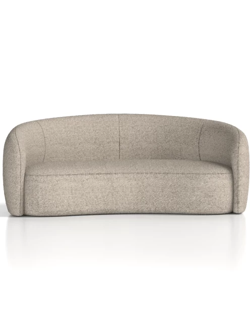 Reception Seating Phoebe Boucle Curved Sofa SF000005 by Dynamic - enlarged view