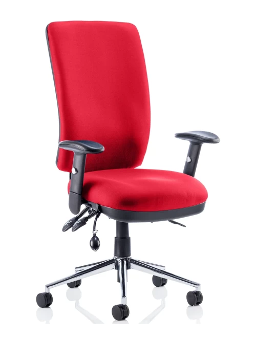 Office Chairs Chiro High Back Task Operator Chair with Arms OP000006 by Dynamic