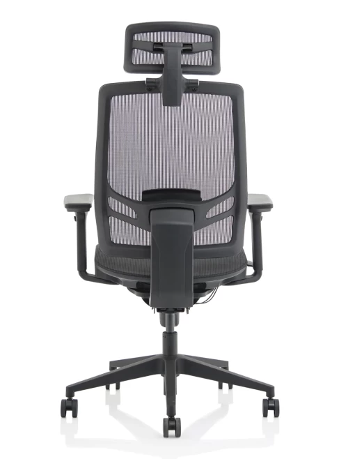 Office Chairs Ergo Twist Mesh Task Operator Chair with Headrest KC0299 by Dynamic - enlarged view