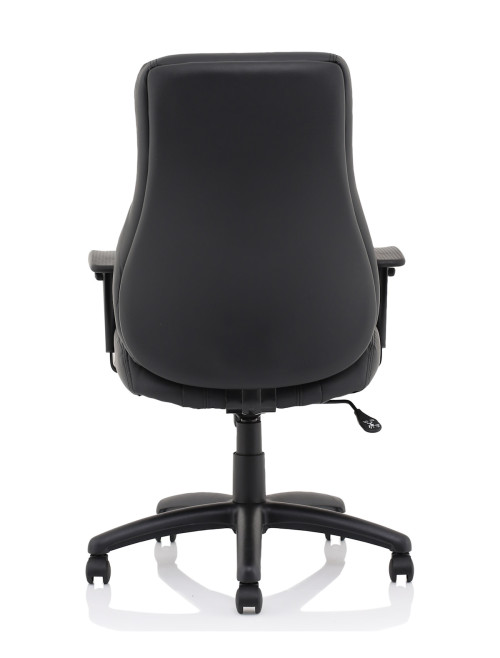 Office Chair Black Windsor Bonded Leather Executive Chair EX000212 by Dynamic - enlarged view