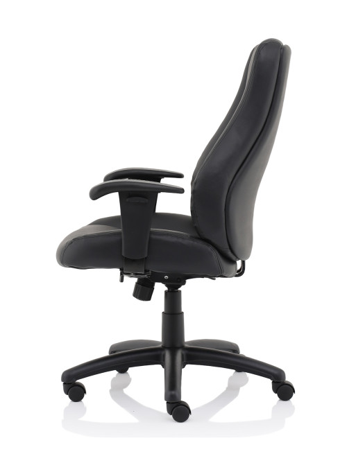 Office Chair Black Windsor Bonded Leather Executive Chair EX000212 by Dynamic - enlarged view