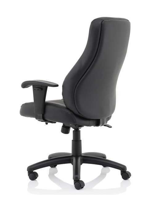 Office Chair Black Windsor Bonded Leather Executive Chair EX000212 by Dynamic - enlarged view