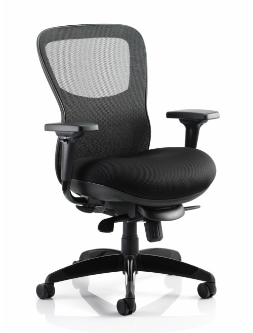 Office Chairs Stealth Shadow Mesh Back Ergonomic Posture Chair PO000019 by Dynamic - enlarged view