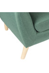 Reception Seating Skandi 3 Seater Sofa Ocean Green 7982 by Teknik - enlarged view