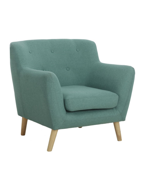 Reception Seating Skandi Armchair Ocean Green 7980 by Teknik - enlarged view