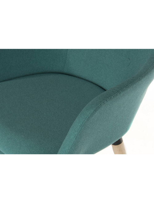 Reception Seating Pair of 4 Legged Reception Armchairs Jade 6929 by Teknik - enlarged view