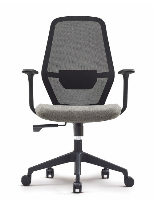 Office Chair Orbit Black and Grey Mesh Chair BCM/V630/BK-GY by Nautilus