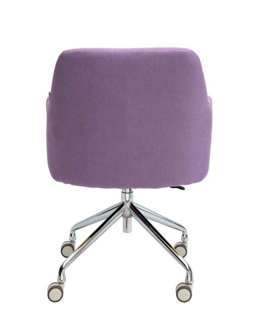 Office Chair Girona Fabric Medium Back Armchair Purple BCF/Z410/PL by Nautilus - enlarged view