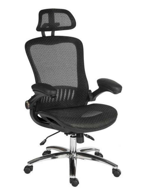 Mesh Office Chair Black Harmony Executive Chair 6956 by Teknik