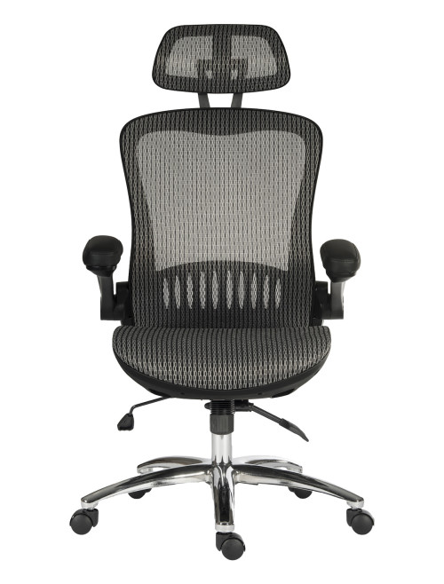 Mesh Office Chair Grey Harmony Executive Chair 6956GREY by Teknik - enlarged view