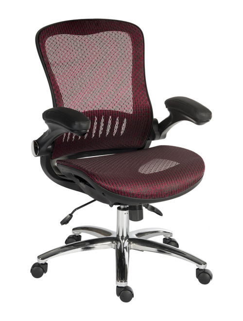 Mesh Office Chair Red Harmony Executive Chair 6956RED by Teknik - enlarged view