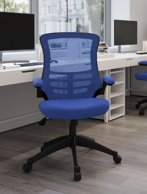 Mesh Office Chair Blue Luna Computer Chair BCM/L1302/BL by Eliza Tinsley