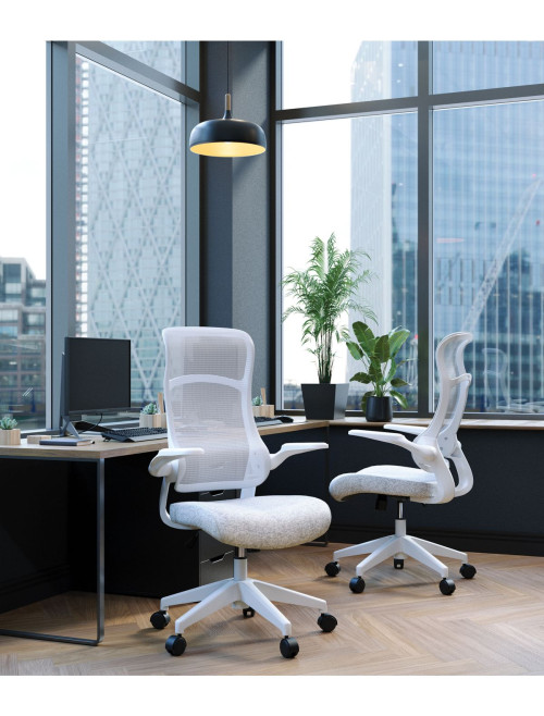 Mesh Office Chair Romsey High Back Grey Task Chair BCM/H476/GY by Nautilus