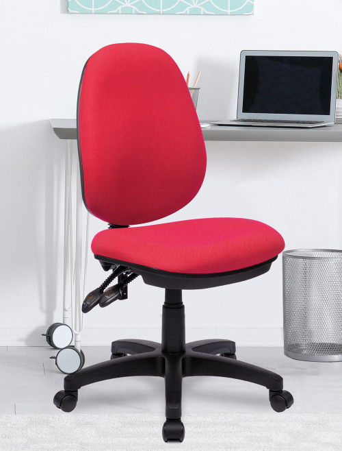 Office Chairs Red Java 200 High Back Operator Chair BCF/P505/RD by Eliza Tinsley