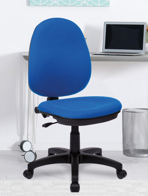 Fabric Office Chair Blue Java 100 Task Operator Chair BCF/I300/BL by Eliza Tinsley