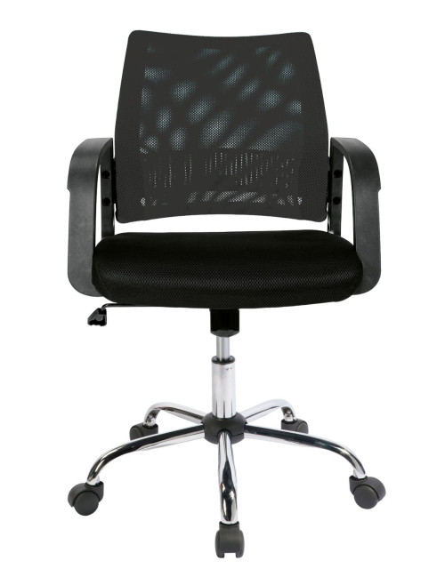 Operator Chair Black Calypso Mesh Office Chair BCM/F1204/BK by Eliza Tinsley - enlarged view