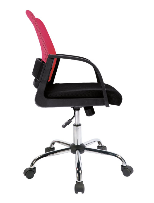 Operator Chair Raspberry Calypso Mesh Office Chair BCM/F1204/RB by Eliza Tinsley - enlarged view