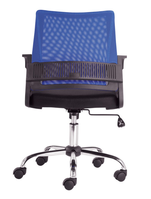 Operator Chair Blue Calypso Mesh Office Chair BCM/F1204/BL by Eliza Tinsley - enlarged view