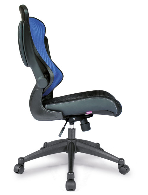 Mesh Office Chair Blue Mercury 2 Executive Computer Chair BCM/L1304/BL by Eliza Tinsley - enlarged view